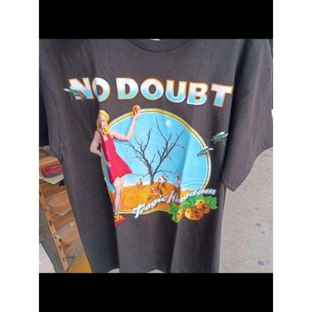 Rare No Doubt Tragic Kingdom Ska Punk Rock Band Cotton Tee L
